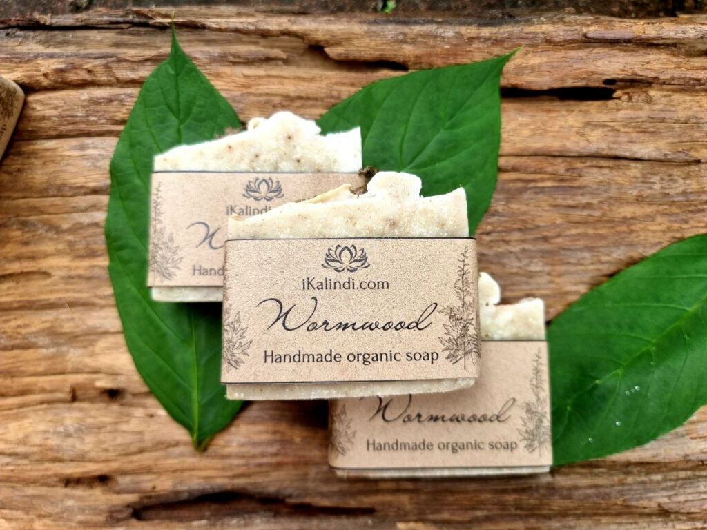 Vegan handmade soap Wormwood