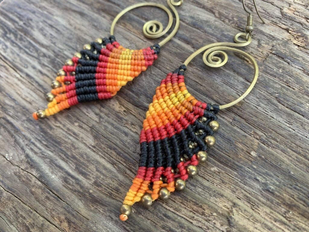 Woven Thai Earrings