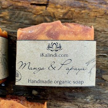 Vegan handmade Organic Mango-Papaya Soap