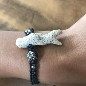 Bracelet with white coral