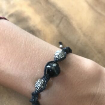 Bracelet with Black Agate