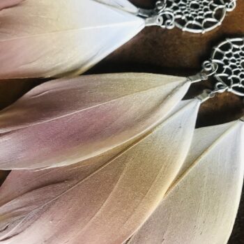 dreamcatcher feathers earrings