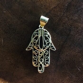 Hamsa Pendant - Brass