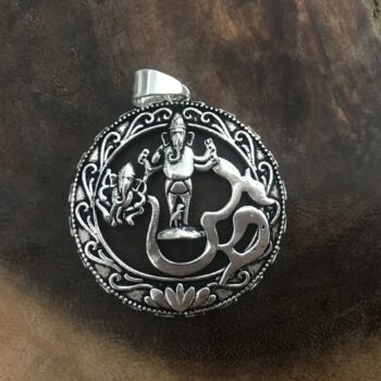 Om with Ganesha Pendant