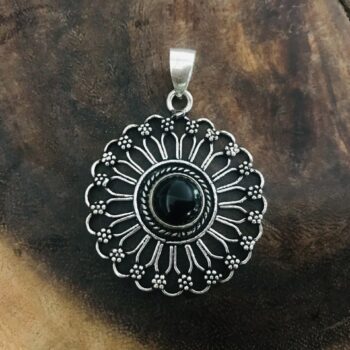 Black Agate Pendant