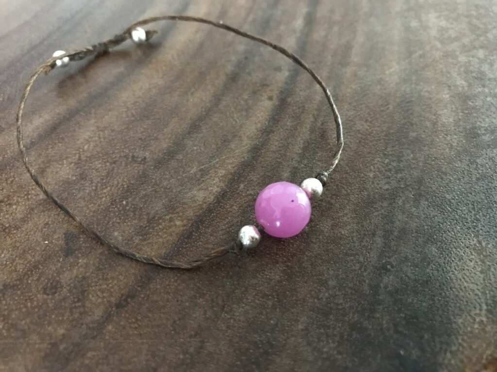 Pink Agate Bracelet