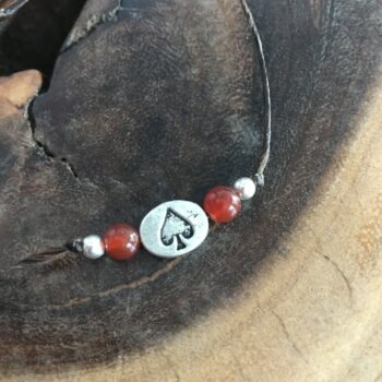 Dark Orange Carnelian Bracelet