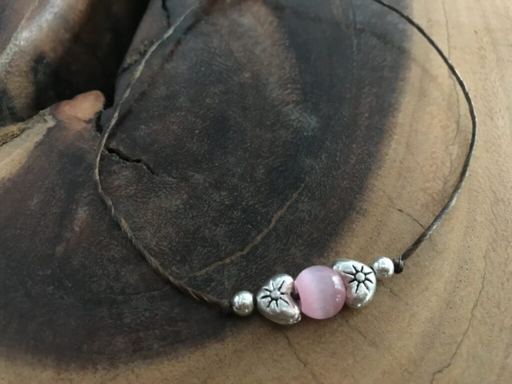 Pink Cat’s Eye Bracelet