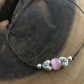 Pink Cat’s Eye Bracelet