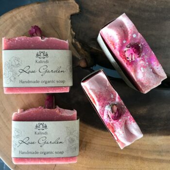 Vegan handmade Organic Rose Garden Soap