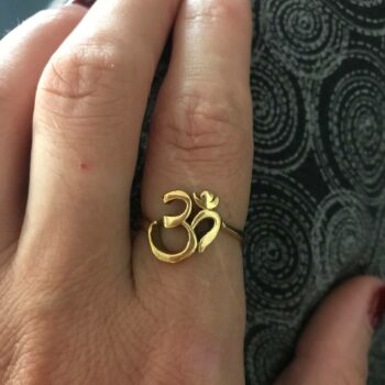 Om Symbol Ring