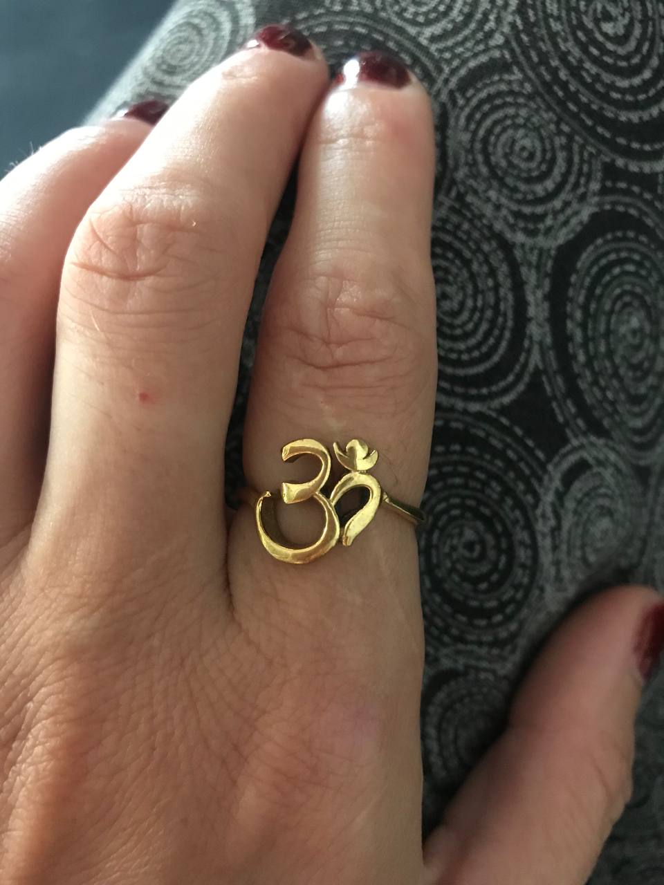 Om Symbol Ring