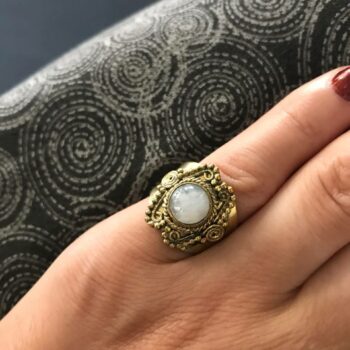 Moonstone Ring (Size 6)