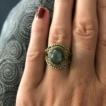 Labradorite Ring (Size 7)