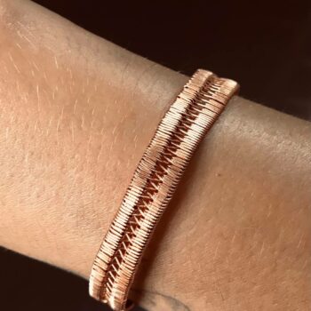 Handcrafted Copper Wire Wrapped Bracelet