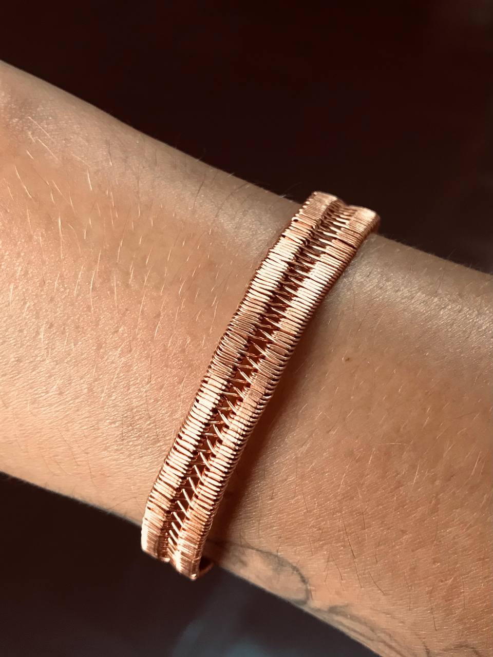 Handcrafted Copper Wire Wrapped Bracelet